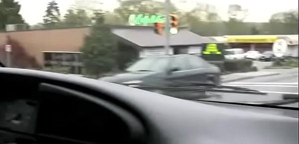 trendsHot Girlfriend Flashes Tits While Boyfriend Is Driving